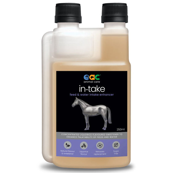 EAC Animal Care in-Take - Feed and Water Enhancer for Horses - 250ml | PeekAPaw Pet Supplies