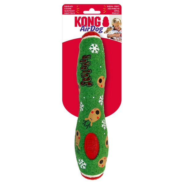 KONG Dog Toys Holiday Airdog Squeaker Stick - Large | PeekAPaw Pet Supplies