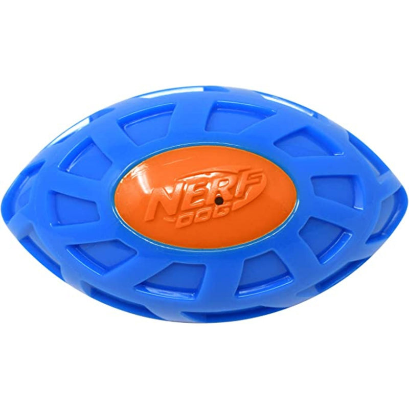 Nerf Dog Toy - TPR Exo Sqeak Football 13cm | PeekAPaw Pet Supplies