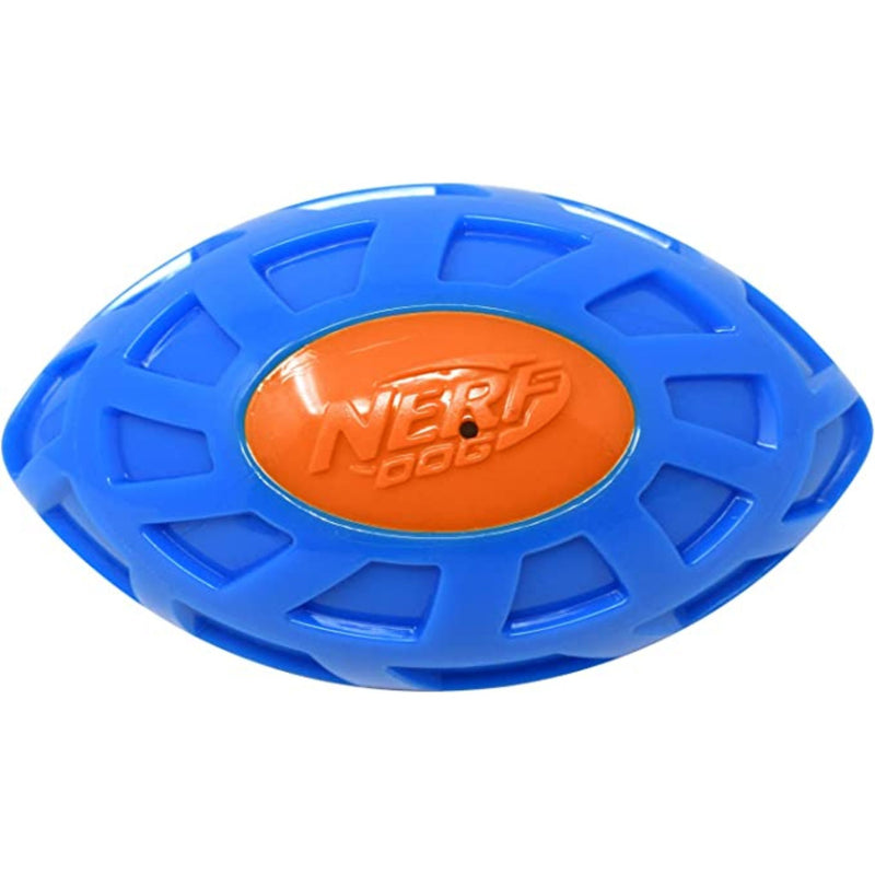 Nerf Dog Toy - TPR Exo Sqeak Football 13cm | PeekAPaw Pet Supplies