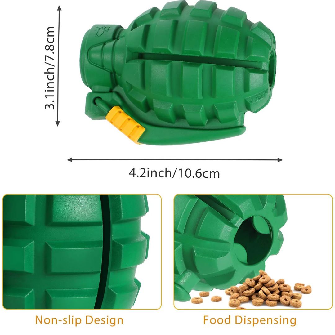 Petopia Ultra Tough Dog Toy Hand Grenade - Default Title | PeekAPaw Pet Supplies