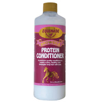Equinade Showsilk Protein Conditioner for horses in a 500ml bottle with the pink label