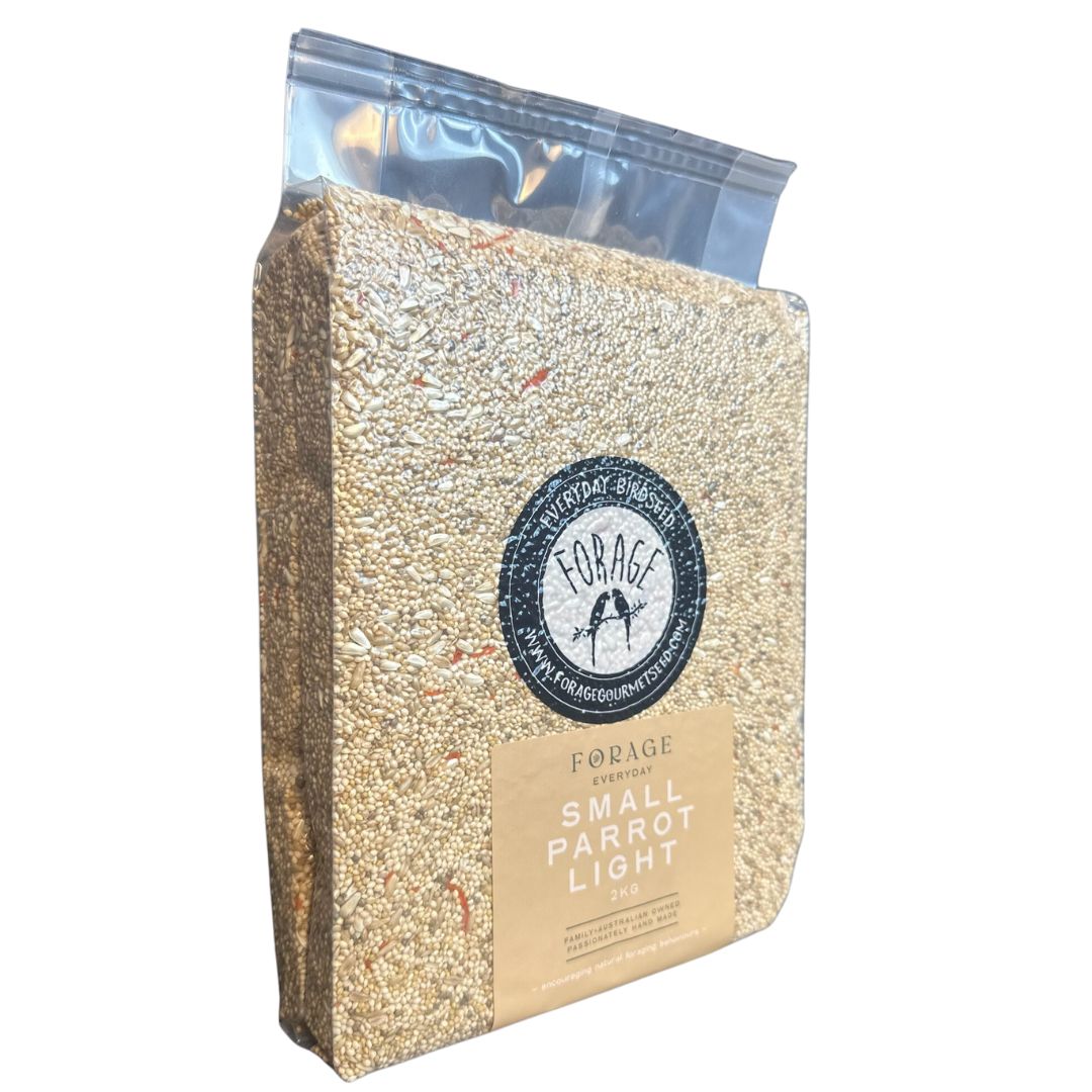 Forage Everyday Bird Seeds Small Parrot Light - 2kg | PeekAPaw Pet Supplies