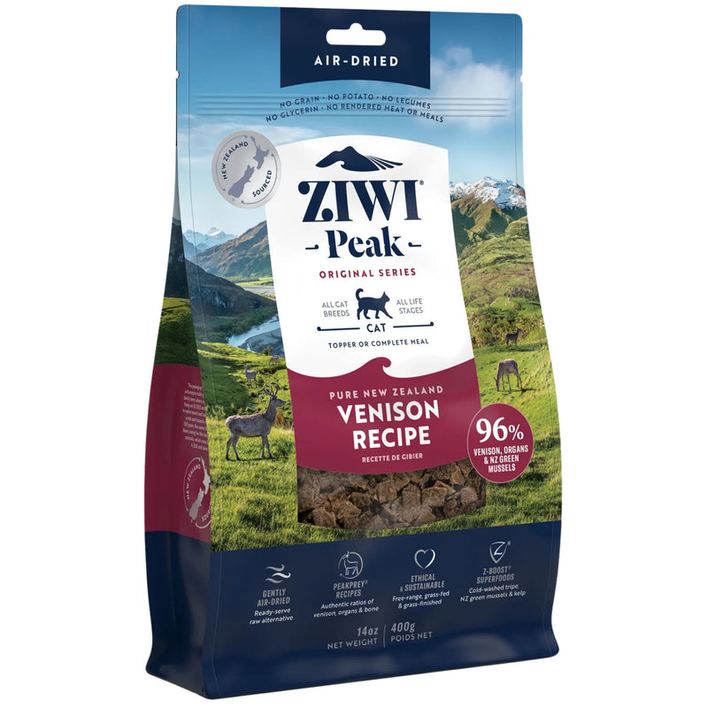 ZIWI Peak Cat Food Air Dried Venison 400g | PeekAPaw Pet Supplies