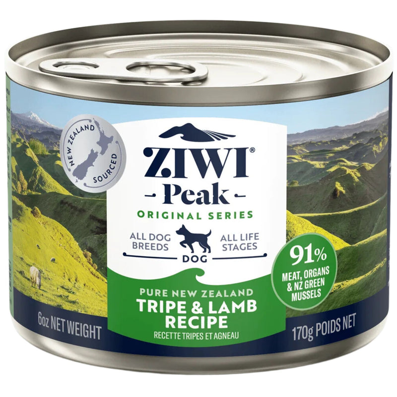 ZIWI Peak Dog Food Cans Tripe & Lamb 170g | PeekAPaw Pet Supplies