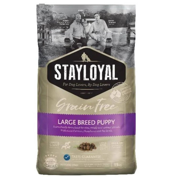 Stay Loyal Grain Free Large Breed Puppy Dry Food - 13kg | PeekAPaw Pet Supplies