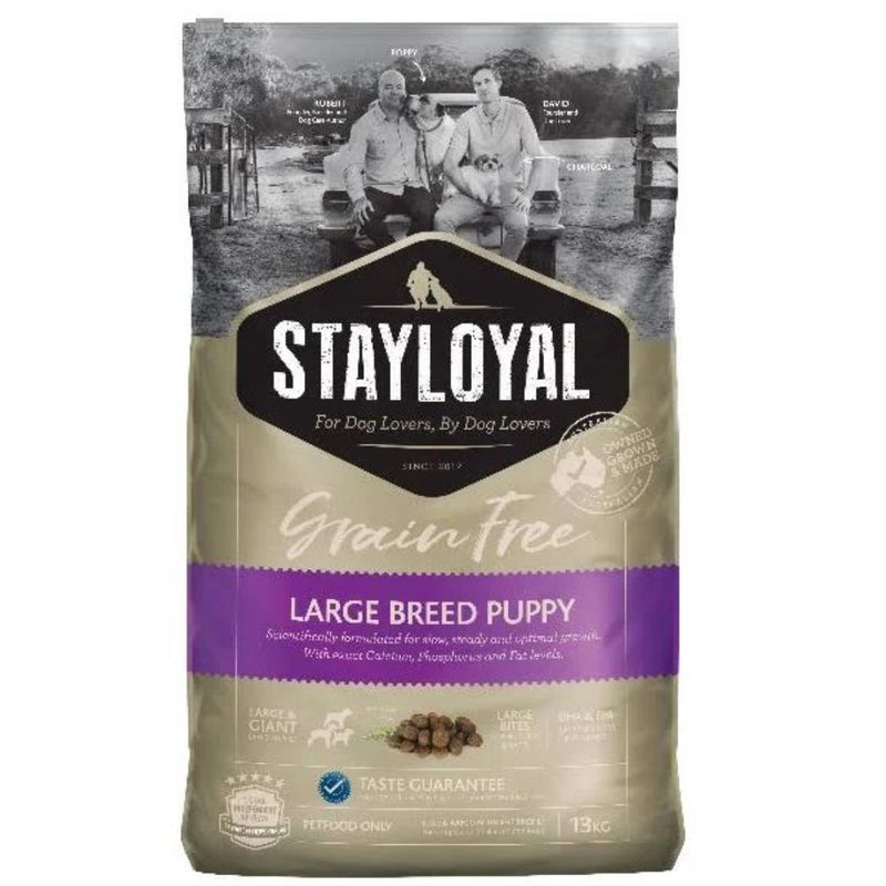 Stay Loyal Grain Free Large Breed Puppy Dry Food - 13kg | PeekAPaw Pet Supplies