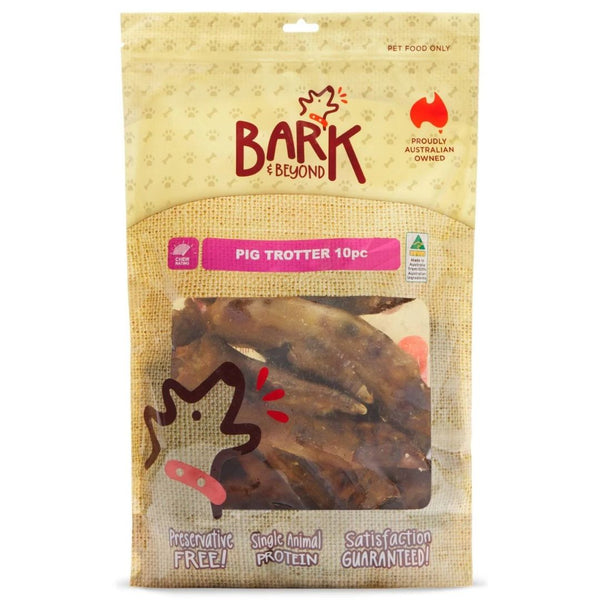 Bark & Beyond Pig Trotter - 10pc | PeekAPaw Pet Supplies