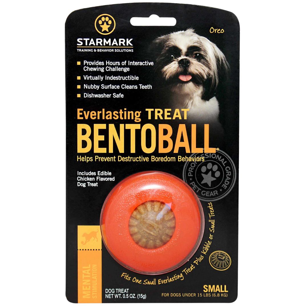 Starmark Dog Toys Everlasting Treat Bento Ball - Small | PeekAPaw Pet Supplies