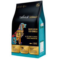 Talentail Ultimate Pacific Ocean Fish Formula dry dog food, 1.8kg bag front of pack
