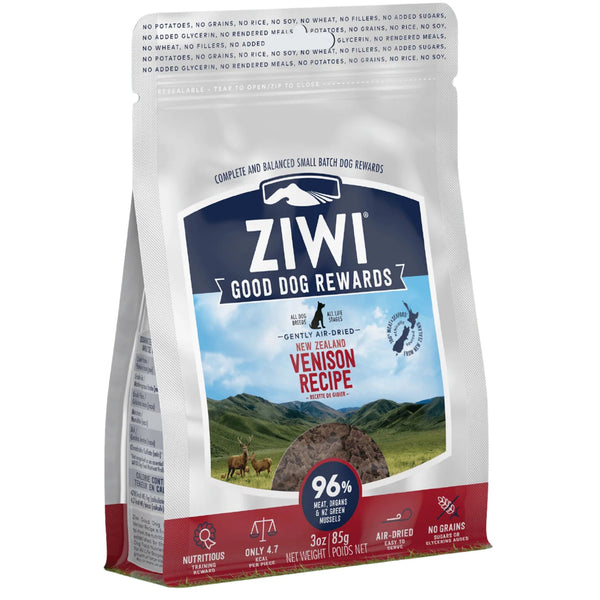 ZIWI Dog Treats Good Dog Rewards - Venison - 85g | PeekAPaw Pet Supplies