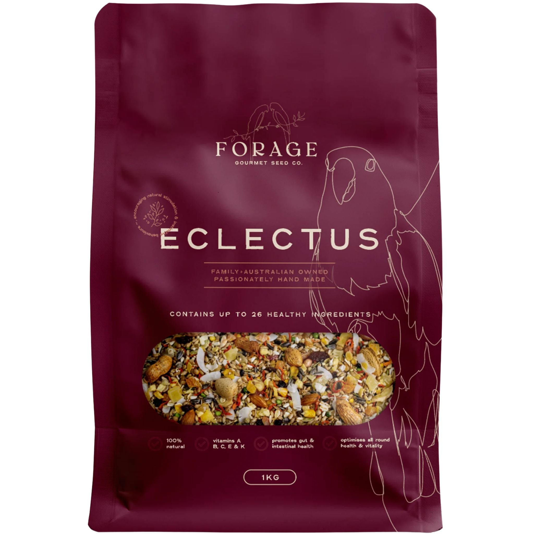 Forage Gourmet Bird Seed - Eclectus