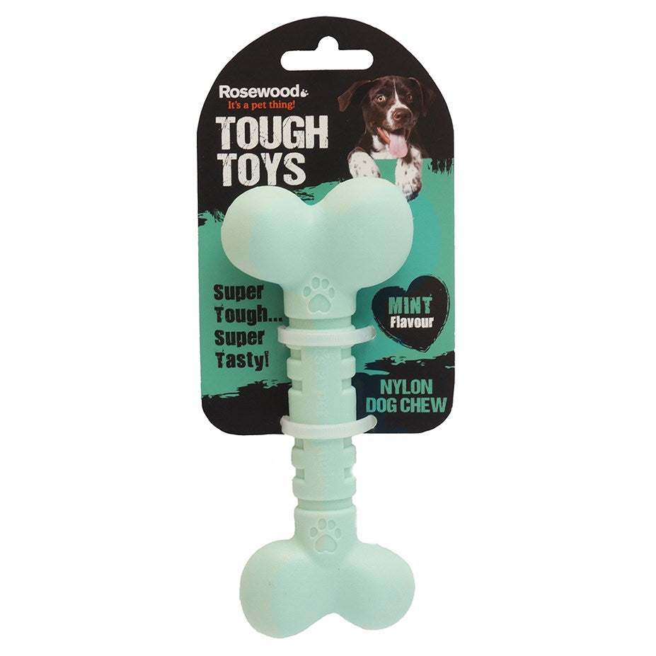 Rosewood Dog Toys Nylon Mint Bone