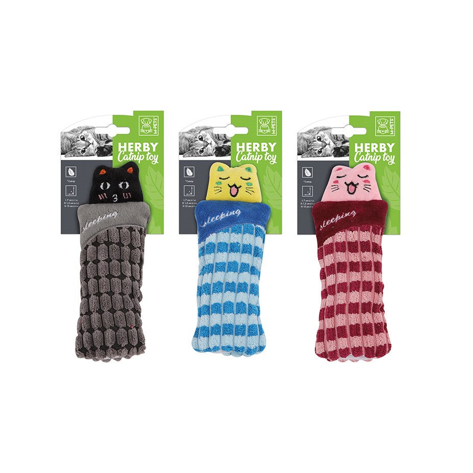 M-Pets Herby Catnip Toy Cat Face Assorted