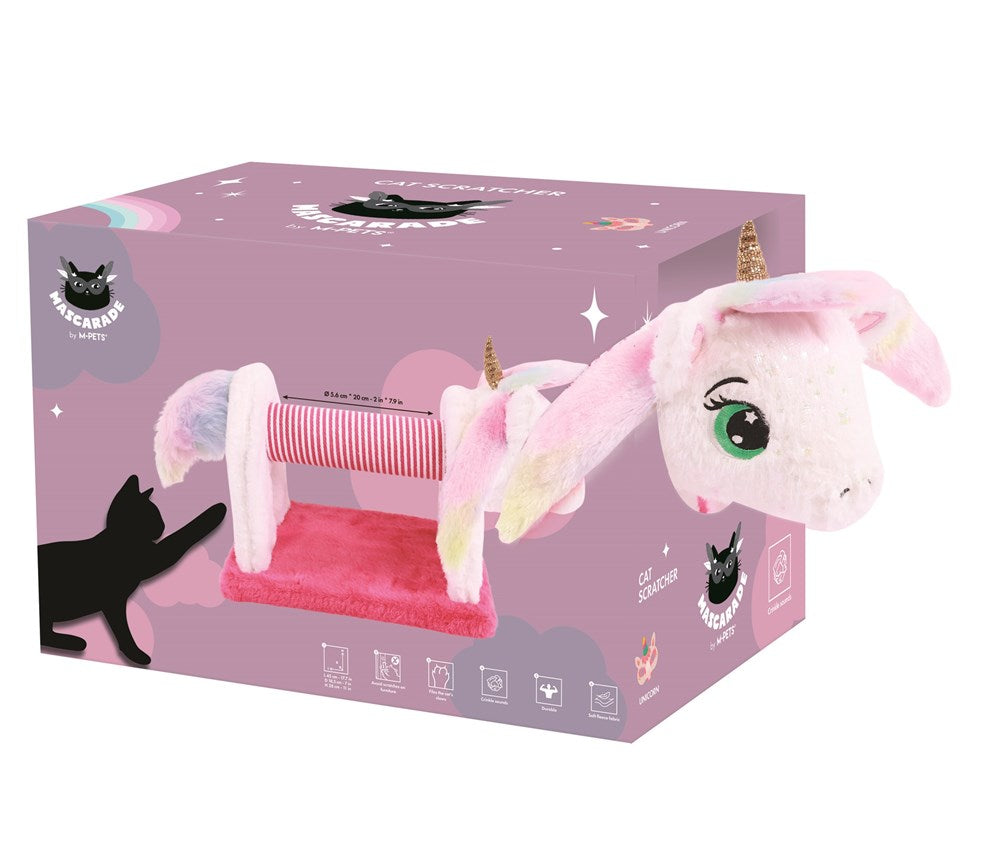 M-Pets MASCARADE Cat Scratcher Unicorn