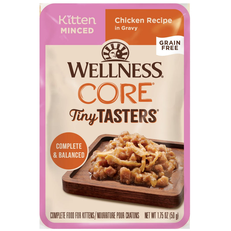 Wellness Core Wet Cat Food Tiny Tasters Kitten Minced Chicken