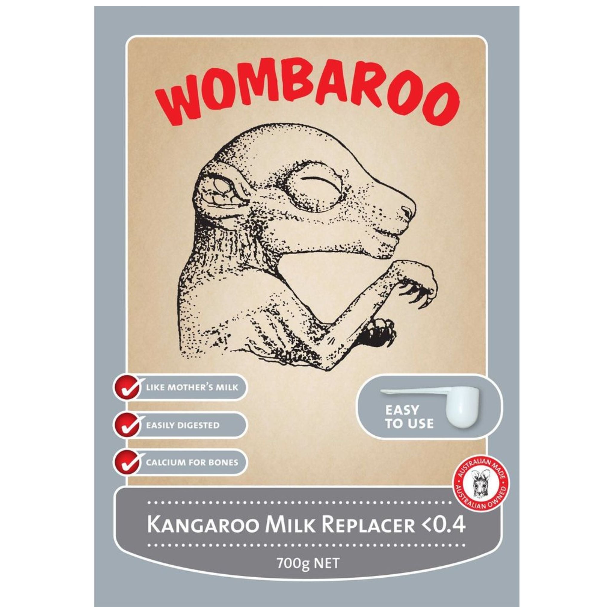Wombaroo Kangaroo Milk Replacer <0.4