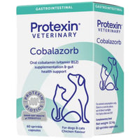 Protexin Veterinary Cobalazorb vitamin B12 and folic acid supplement for dogs and cats, 60 capsules