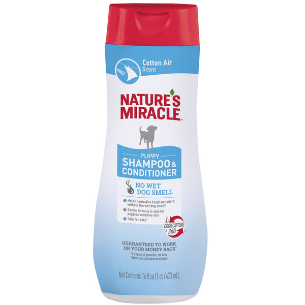 Nature's Miracle Puppy Shampoo & Conditioner 473ml | PeekAPaw Pet Supplies