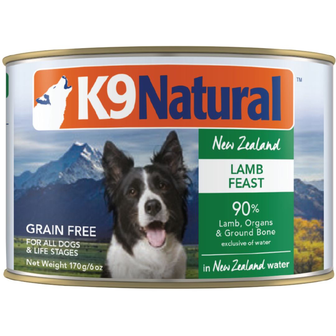 K9 Natural Canned Lamb Feast Wet Dog Food | PeekAPaw