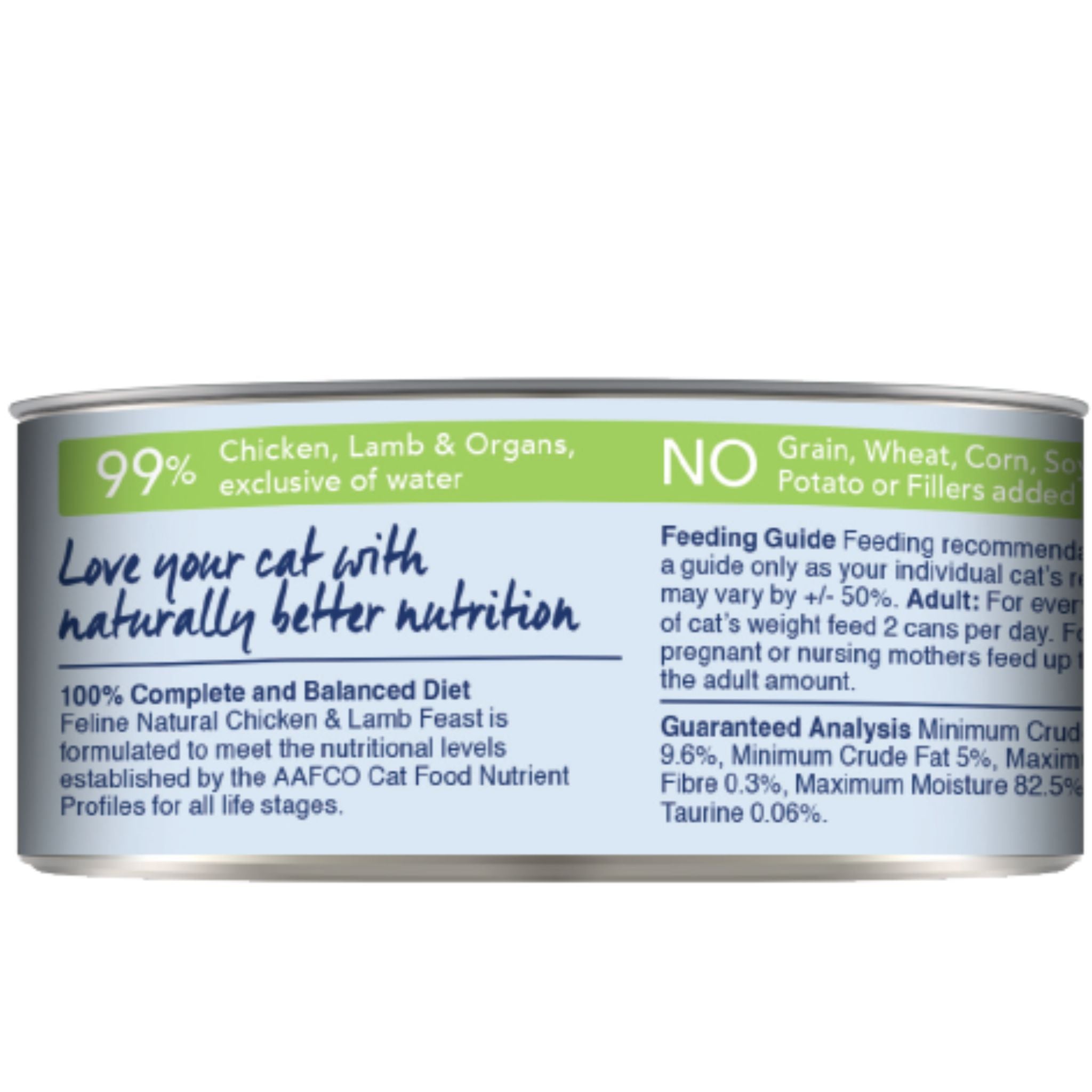 Feline Natural Canned Chicken & Lamb