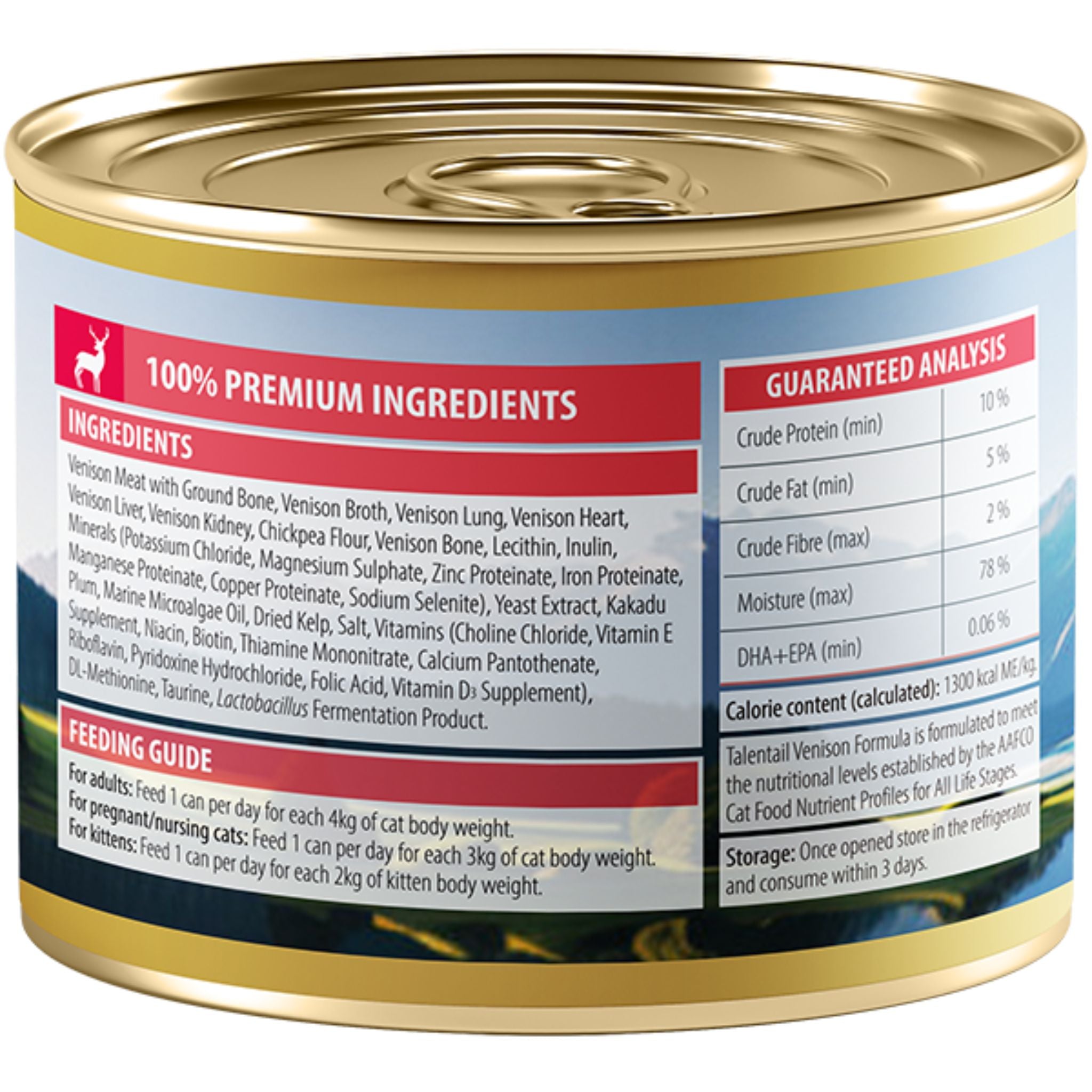 Talentail Ultimate Premium New Zealand Venison Wet Cat Food