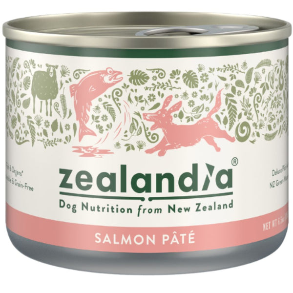 ZEALANDIA Premium Wet Dog Food Salmon Pate 185g x 24