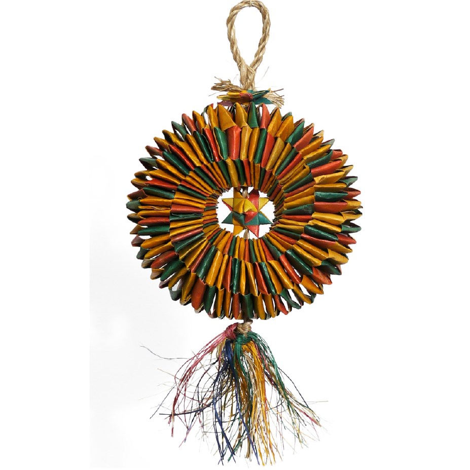 Rosewood Bird Toys Woven Wonders Tyre Shredder Large