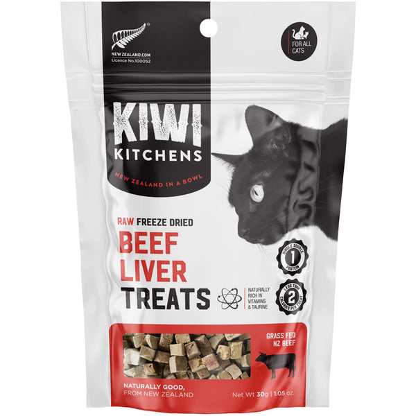 Kiwi Kitchens Freeze-Dried Cat Treat Beef Liver