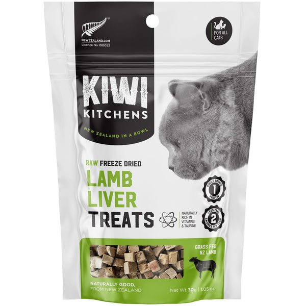 Kiwi Kitchens Freeze-Dried Cat Treat Lamb Liver
