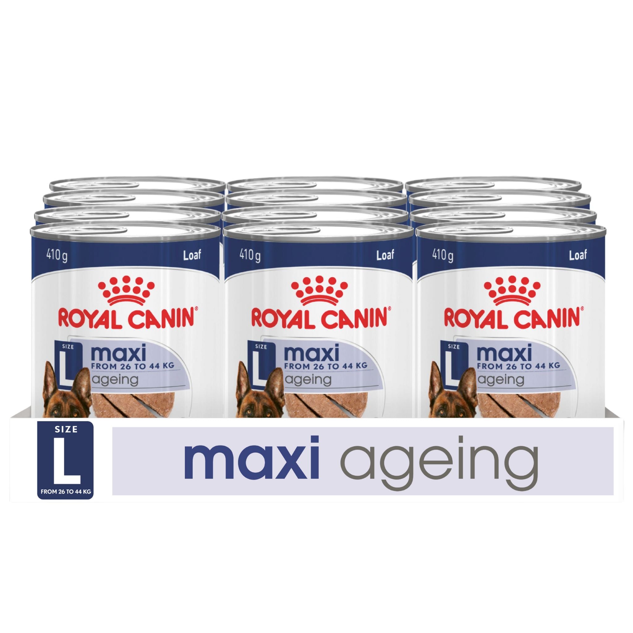 Royal Canin Maxi Ageing 5+ Loaf Wet Dog Food Can