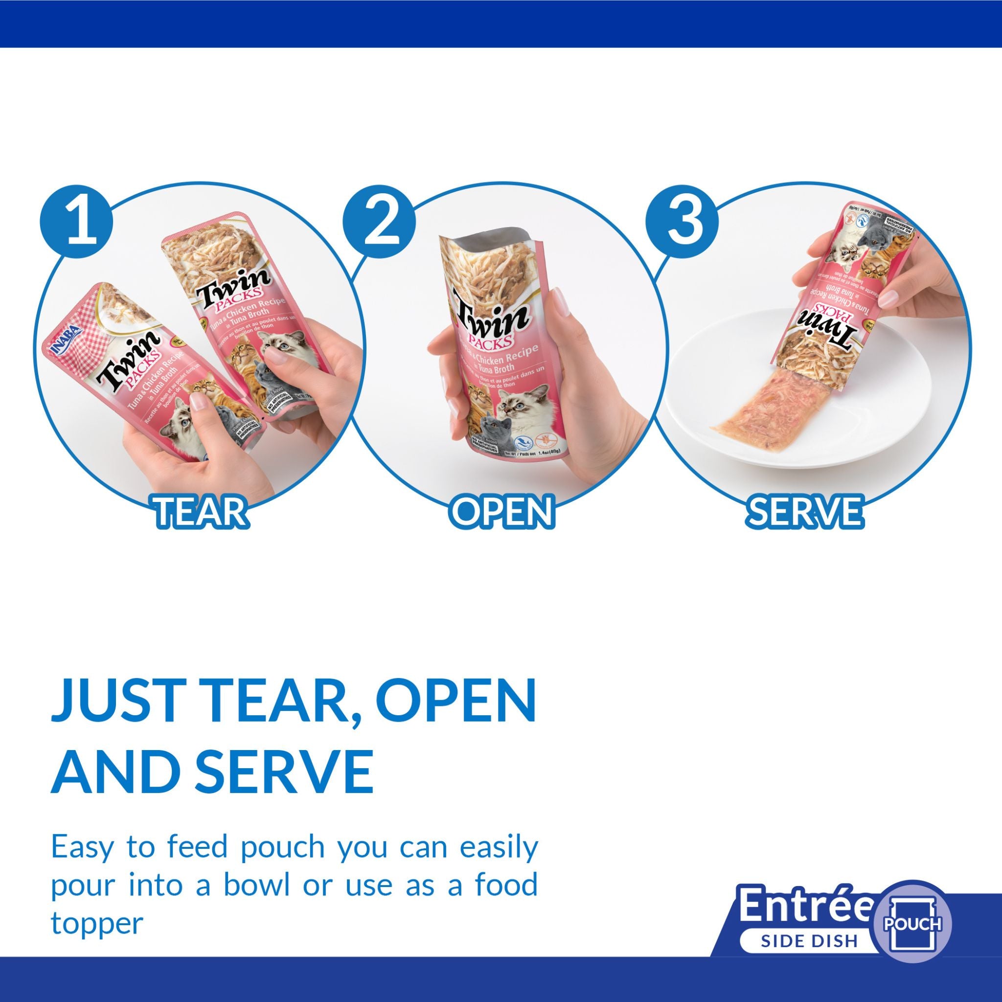 Inaba Cat Treat Twin Packs Tuna & Chicken In Scallop Broth