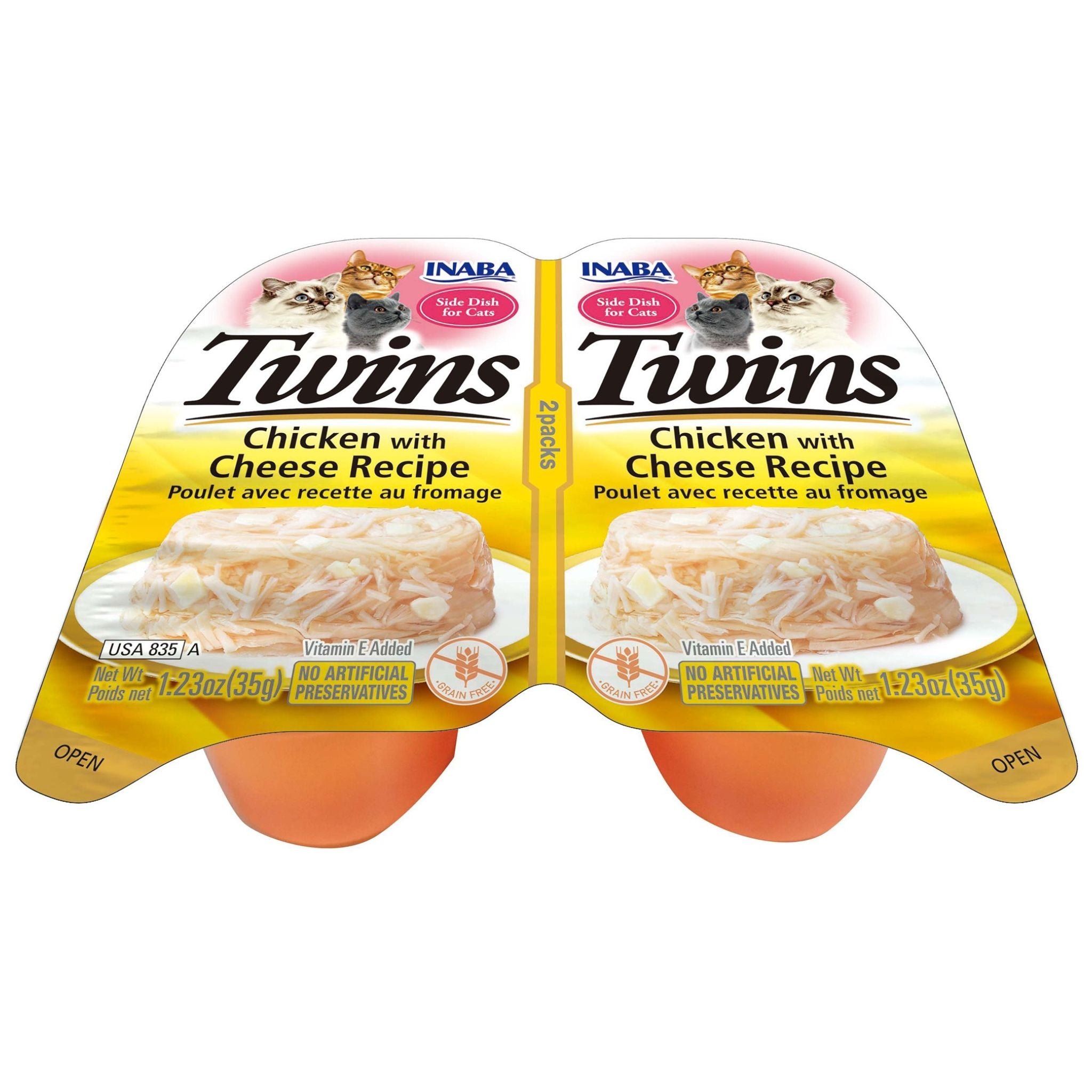 Inaba Cat Treat Twin Cups Chicken with Cheese Recipe