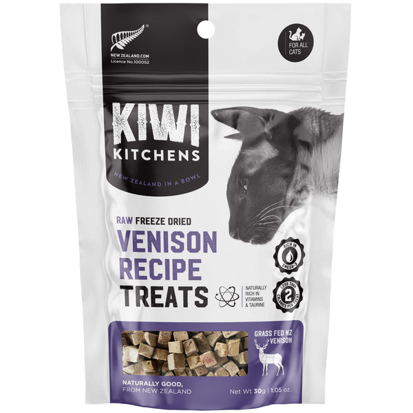 Kiwi Kitchens Freeze-Dried Cat Treat Venison