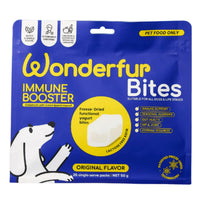 Wonderfur Immune Booster Bites pouch for dogs, navy pack, original flavour
