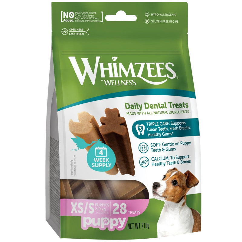 Whimzees Dental Dog Treats Puppy