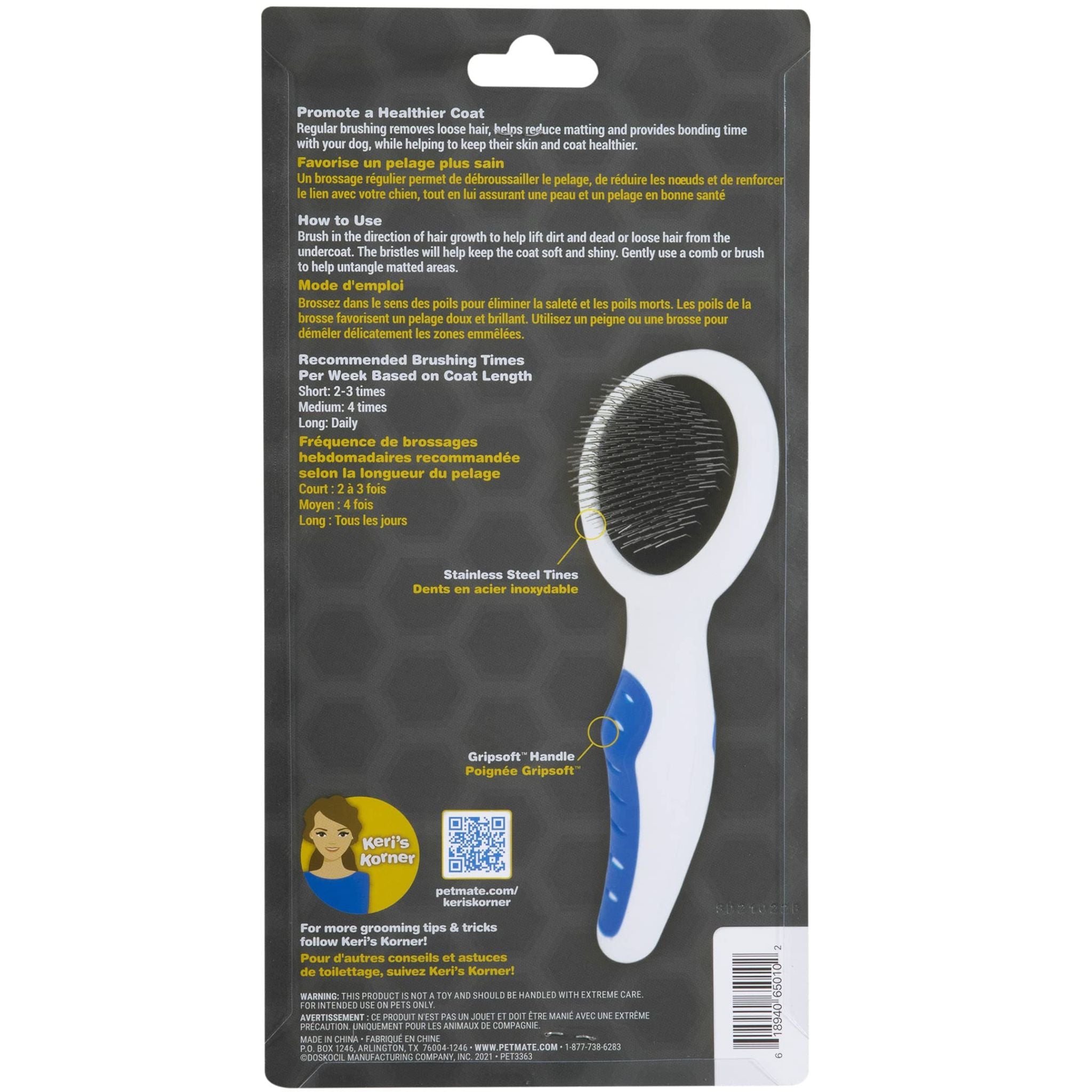 JW Gripsoft Soft Pin Slicker
