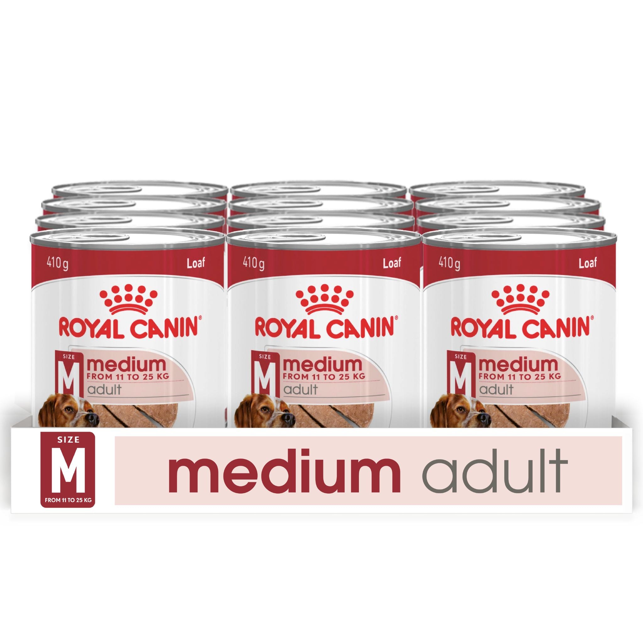 Royal Canin Medium Adult Loaf Wet Dog Food Can