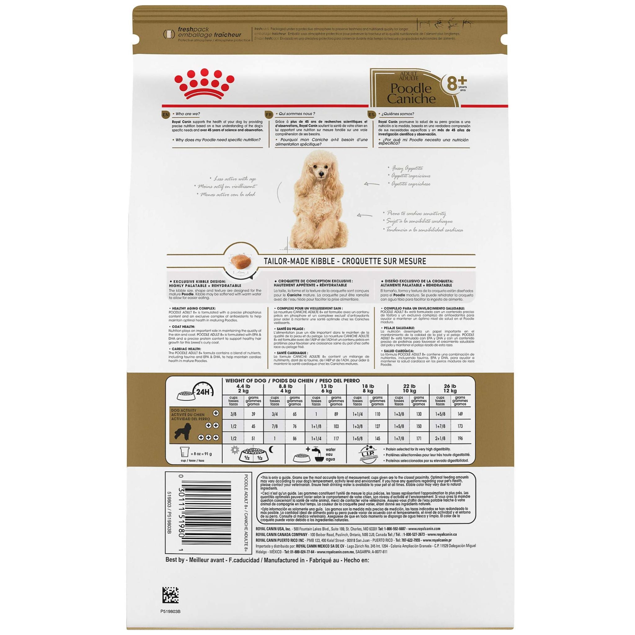 Royal Canin Poodle 8+ Dry Dog Food