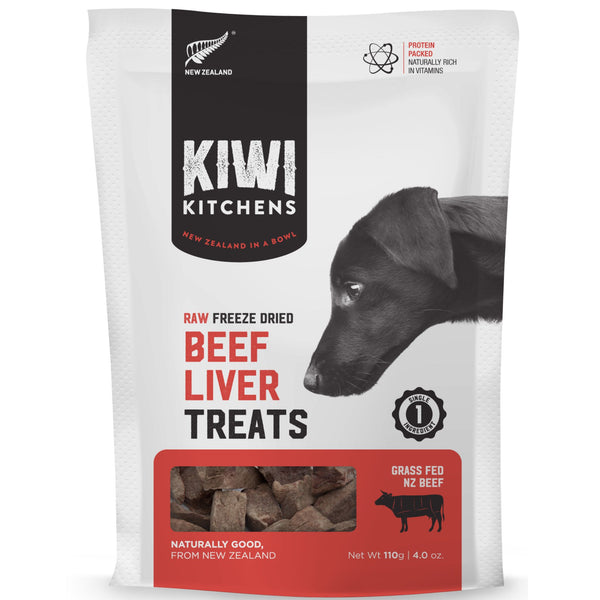 Kiwi Kitchens Freeze-Dried Dog Treat Beef Liver