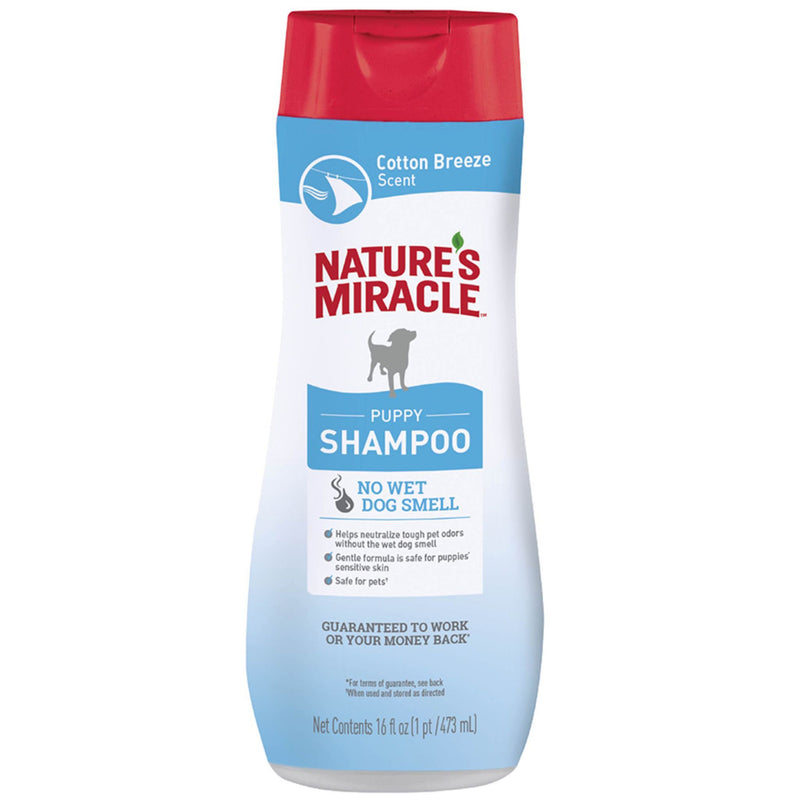 Nature's Miracle Puppy Shampoo Cotton Breeze Scent - 473ml | PeekAPaw Pet Supplies