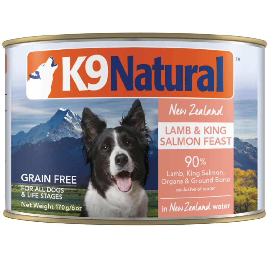 K9 Natural Lamb & King Salmon Wet Dog Food 170g & 370g