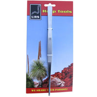 URS Herp Tools reptile tweezers 25cm on their hang card, long stainless feeding tongs