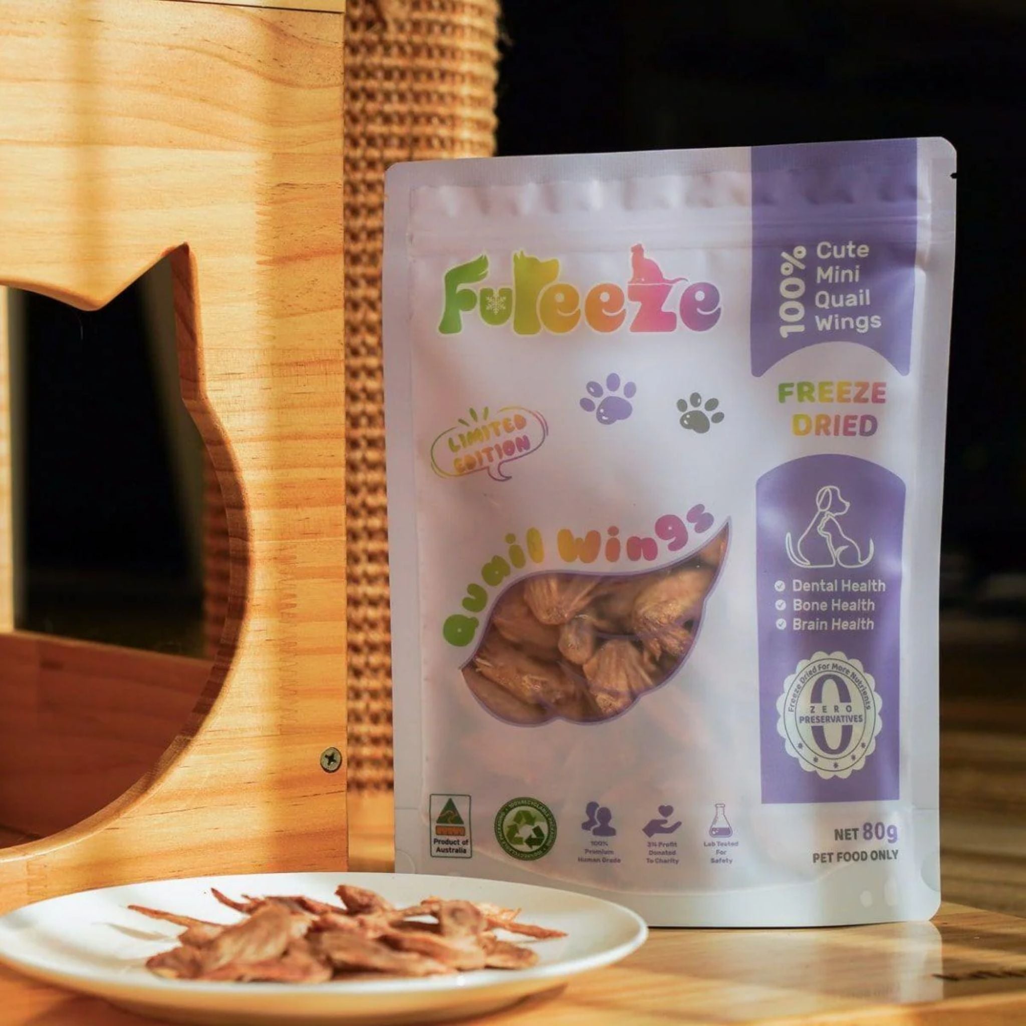 FuReeze Dried Quail Freeze Dried Pet Treats