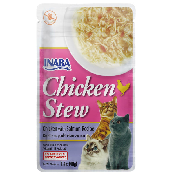 Inaba Cat Treat Chicken Stew Chicken with Salmon