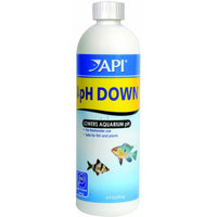API pH Down freshwater aquarium pH reducer, 473ml bottle front label