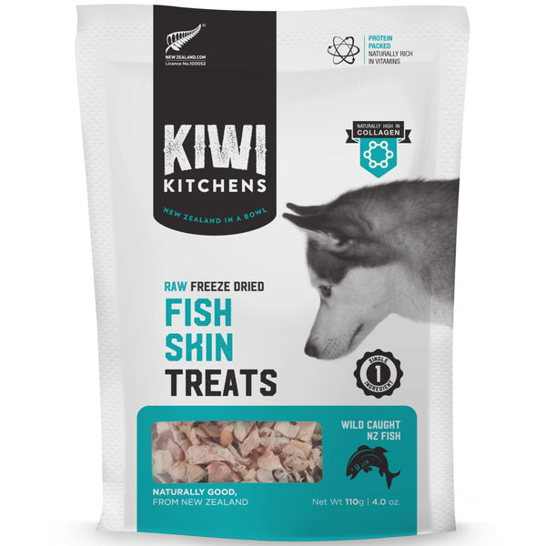 Kiwi Kitchens Freeze-Dried Dog Treat Fish Skin