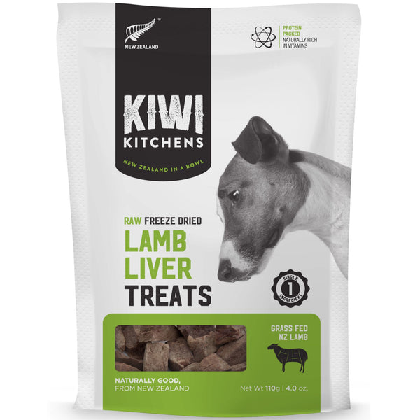 Kiwi Kitchens Freeze-Dried Dog Treat Lamb Liver
