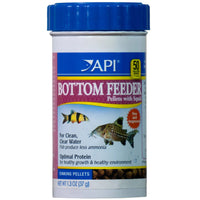 API Bottom Feeder sinking pellets with squid, 37g tub front label with catfish artwork