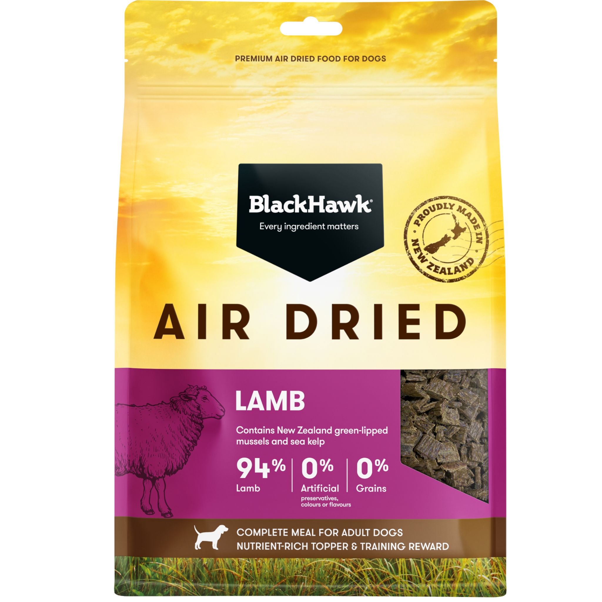 Black Hawk Lamb Air Dried Adult Dog Food